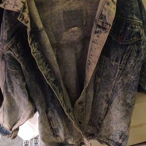 🔒reserved 🔒Vintage acid wash denim jacket sz.L