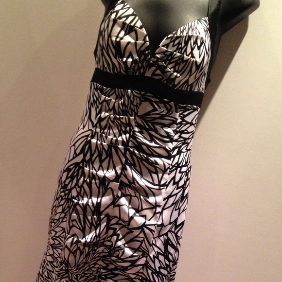Black and white dress