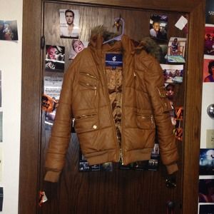 Thick Rocawear Leather Coat