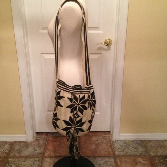 Bohemian knit bag
