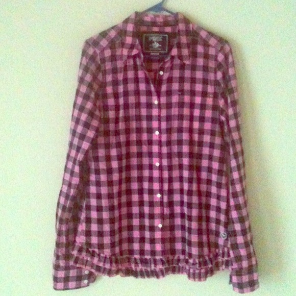 Victoria Secret Pink button up shirt