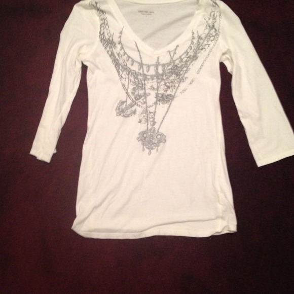 White Calvin Kline top