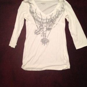 White Calvin Kline top