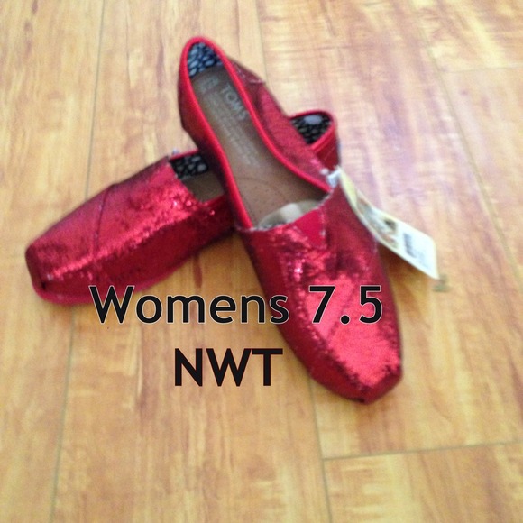Toms red glitter 🎅