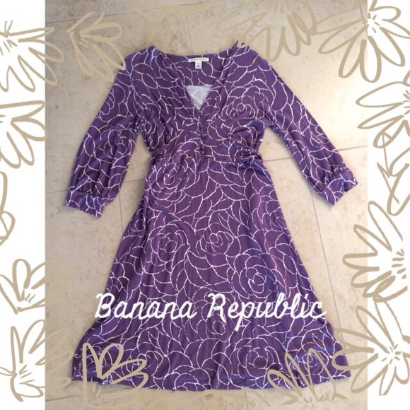 🚫RESERVED🚫Banana Republic Lavender Dress