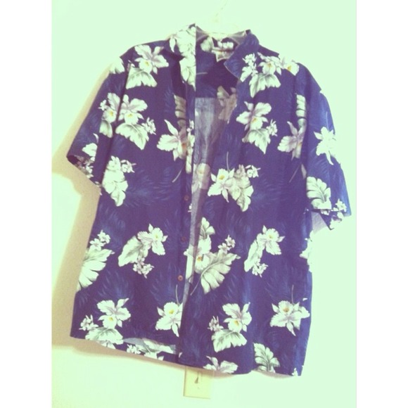 Floral men's button down