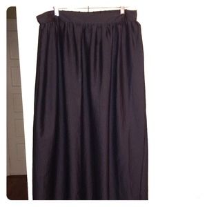Mossimo black maxi with half elastic waistband