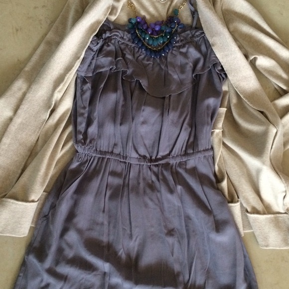 🚫SOLD in Bundle🚫J. Crew Purple Dress - Picture 2 of 3