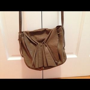 Leather cross body bag