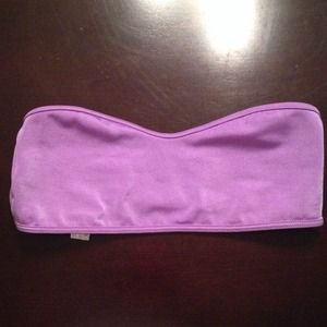 Reduced! Purple Bandeau bathing suit top