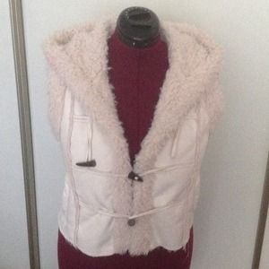 bundle Beige faux fur vest  XL/ Harley Davidson