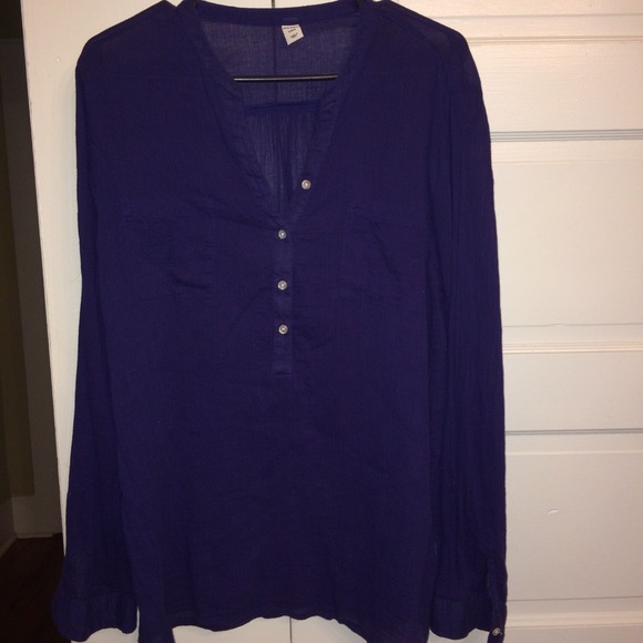 Old Navy size L blue top