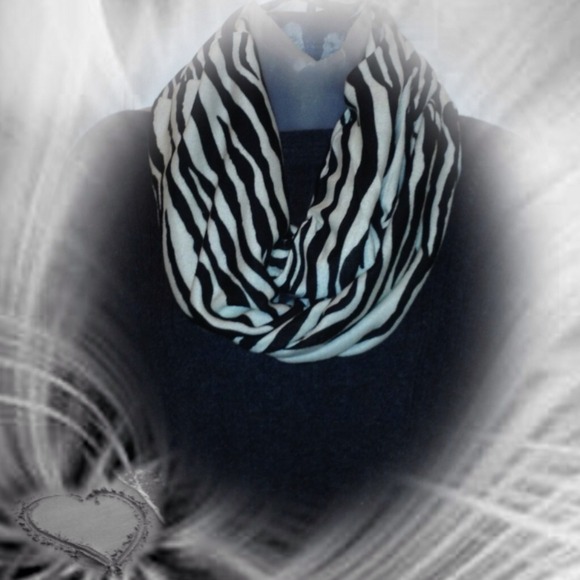 SOLD LOCALLY!!! Zebra Infinity Scarf 1 Left!!!