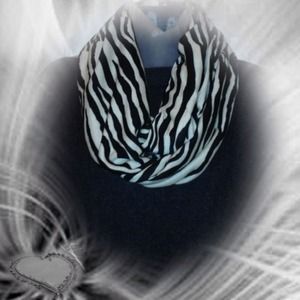 SOLD LOCALLY!!! Zebra Infinity Scarf 1 Left!!!