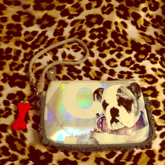 FuzzyNation English Bulldog Wristlet