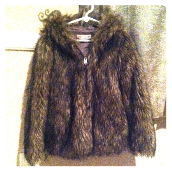 Girls Faux Fur Coat