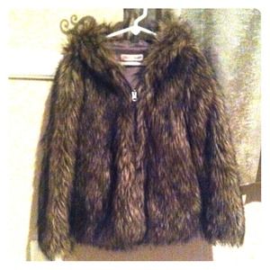 Girls Faux Fur Coat