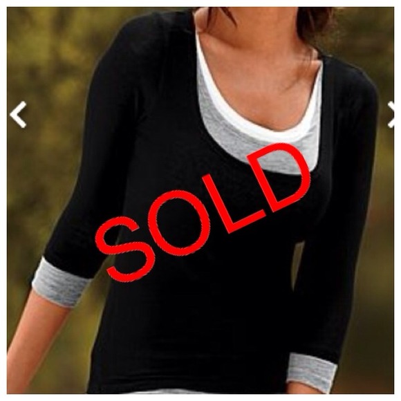 🌟SOLD🌟Venus layered shirt. Looks layered