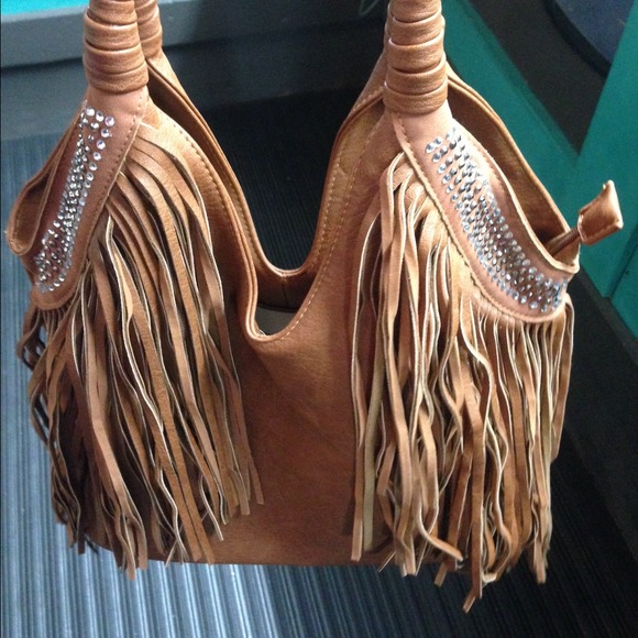 Fringe purse
