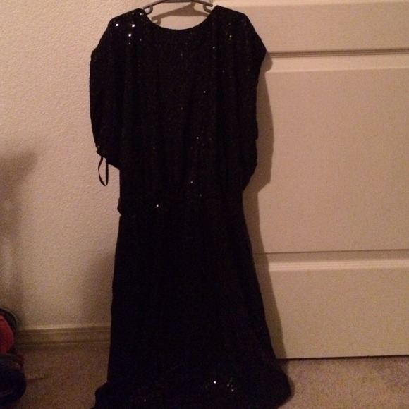 Black calvin klein dress!! With sparkly sequence