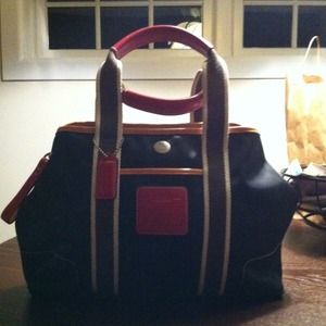 Coach Ribbon Handle Purse