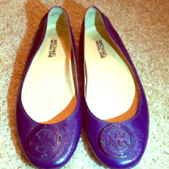 Michael Kors purple flats