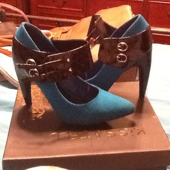 Blue heels