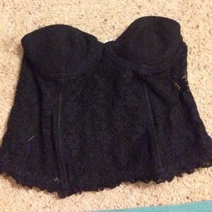 ♦️SOLD♦️Black bustier