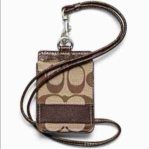 NEW with tags authentic Coach lanyard!