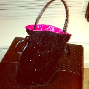 New black velvet Victoria Secret occasion purse