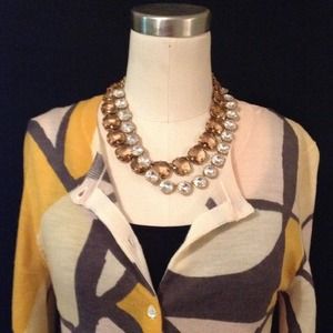 🎈Price Reduced🎈J. Crew Abstract print Cardigan