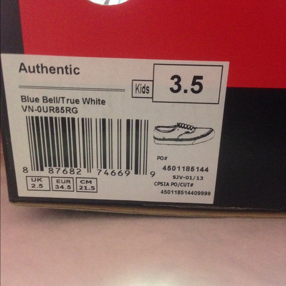 NWT Blue vans - Picture 3 of 4