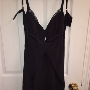 BeBe Black backless dress
