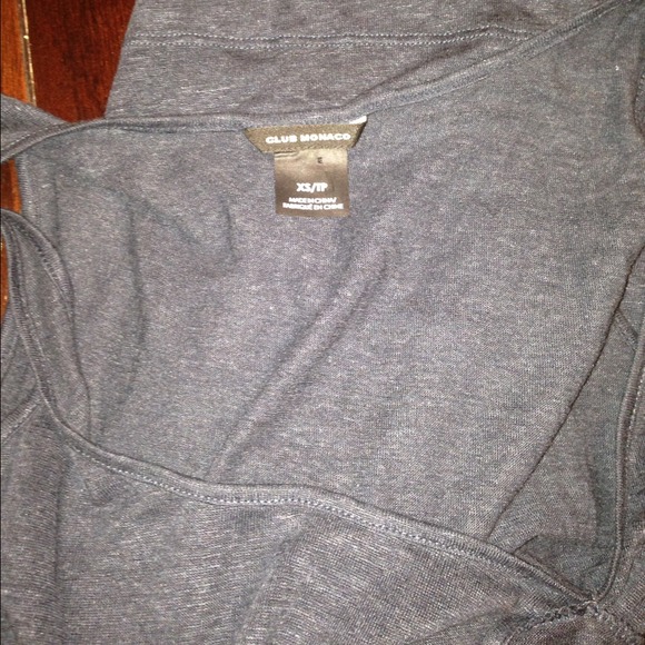 Club Monaco Navy Blue 100% Linen Dress Sz. XS - Picture 4 of 4