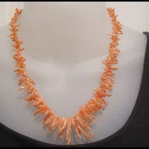 Wild coral necklace