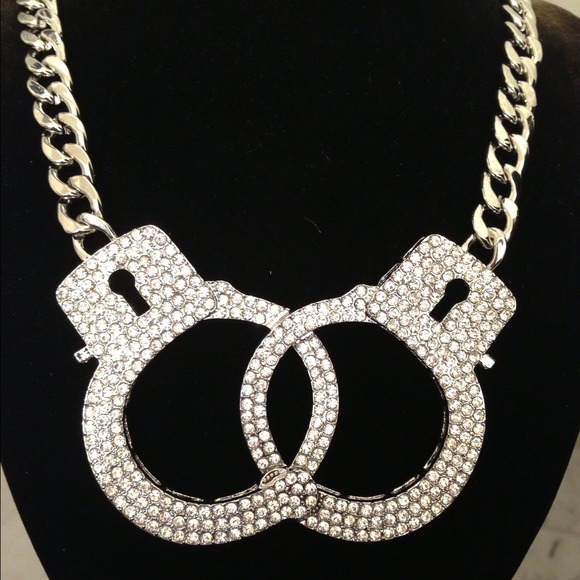 Jewelry - NEW Bundle! Crystalized Hand Cuffs W/ Earrings