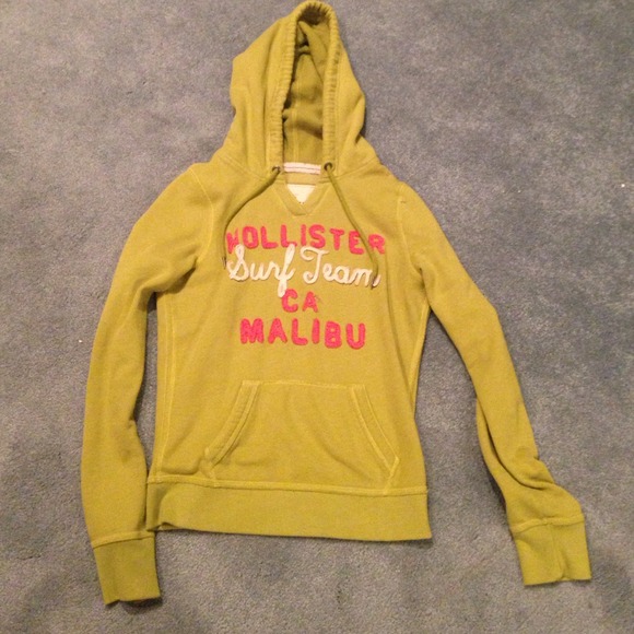 Green Hollister pullover