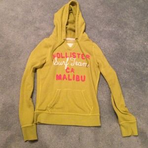 Green Hollister pullover