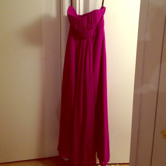 Alfred Angelo violet bridesmaid dress