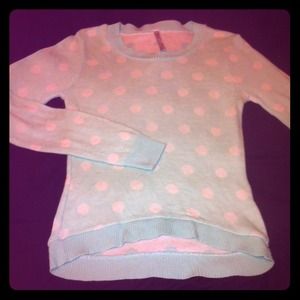 long sleeve, light sweater.