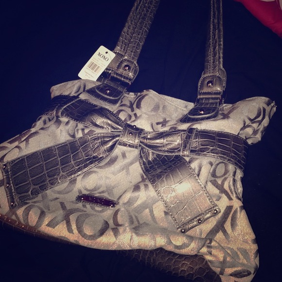 Xoxo handbag NWT gray