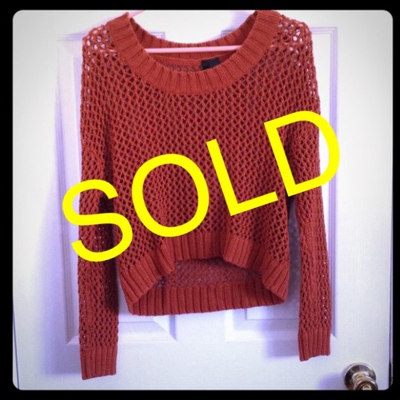 Cropped Open Knit