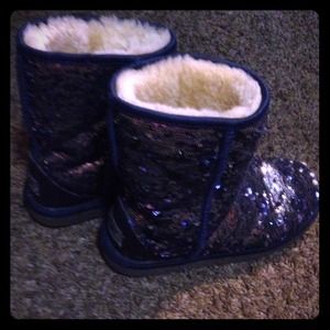 UGG Australia Navy Sequin Boots