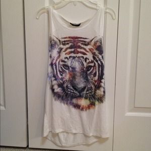 galaxy tiger sleeveless shirt 🌸