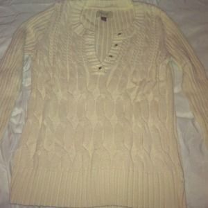 Cream color sweater