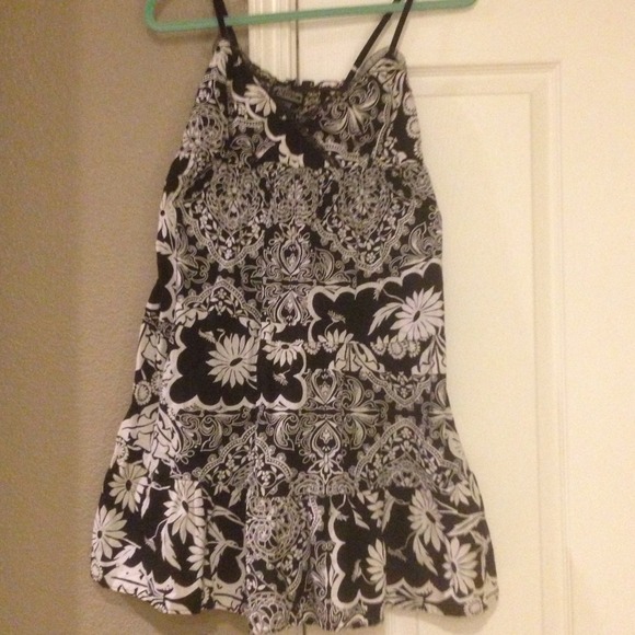 Black and white dress