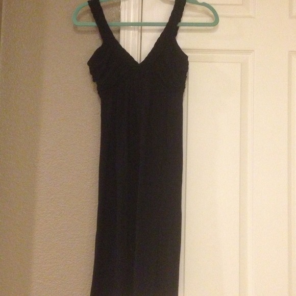 Little black dress.