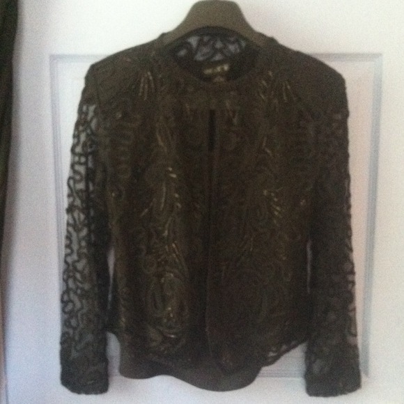 Semi formal sheer jacket set