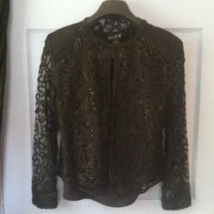 Semi formal sheer jacket set