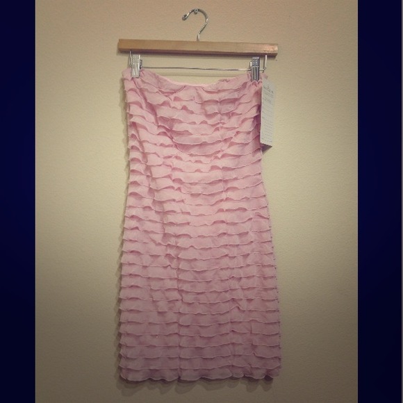 Light pink tube dress